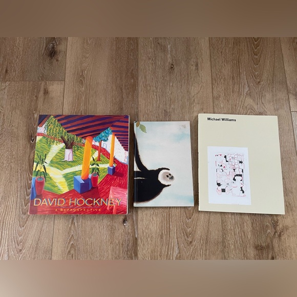 David hockney laura owens michael williams art book bundle